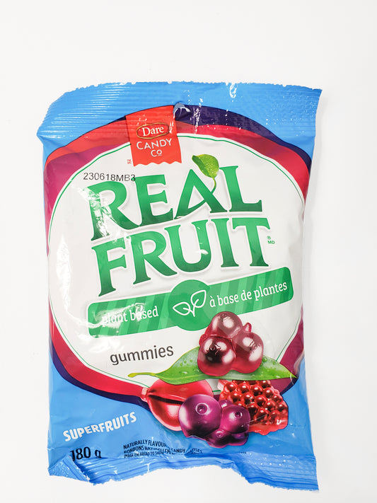 REAL FRUIT GUMMIES 180G (3 Favours)