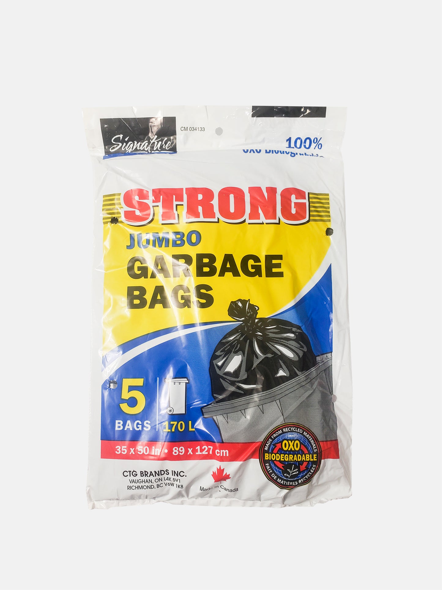 STRONG GARBAGE BAGS